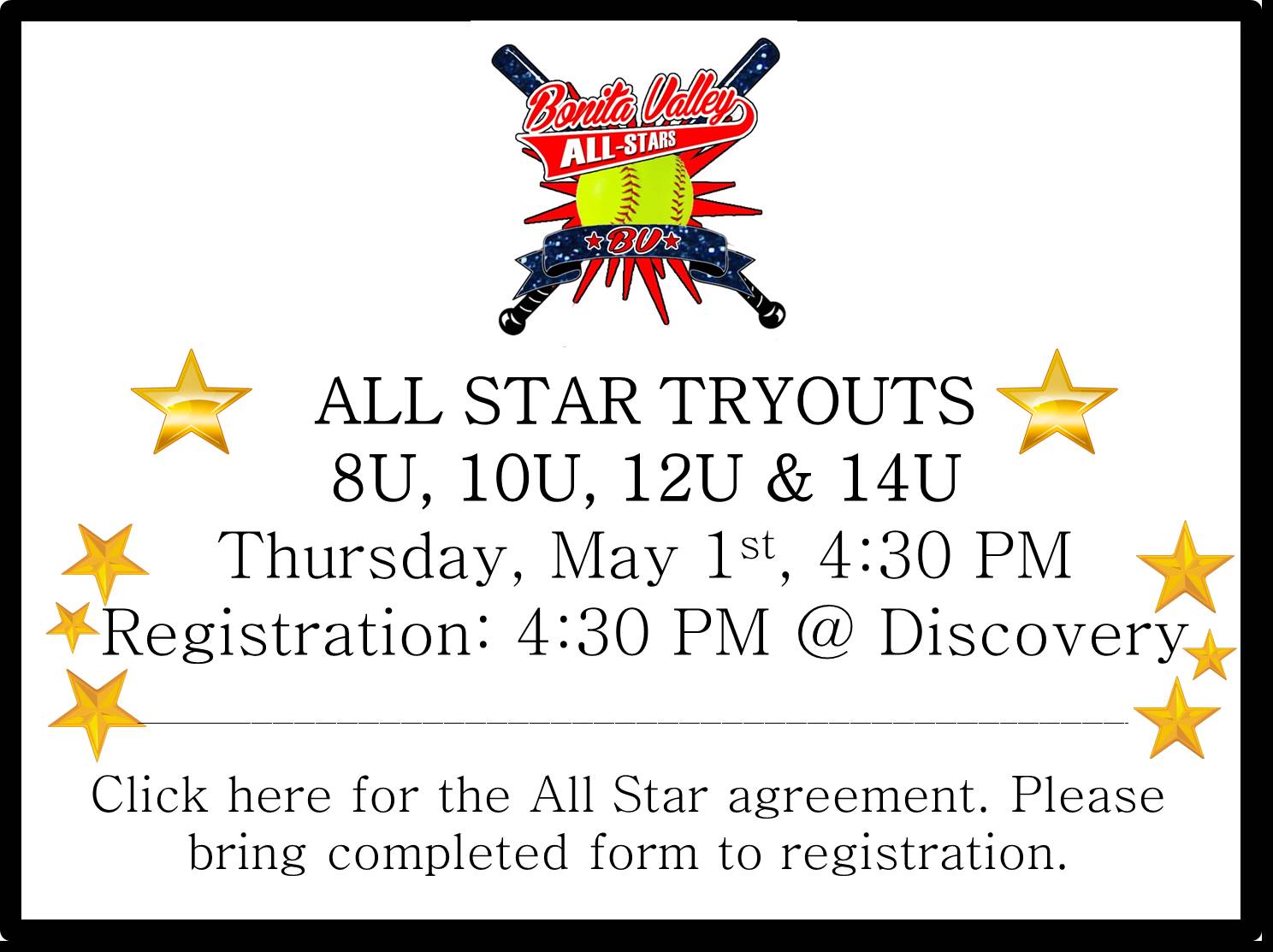 All Star Tryouts