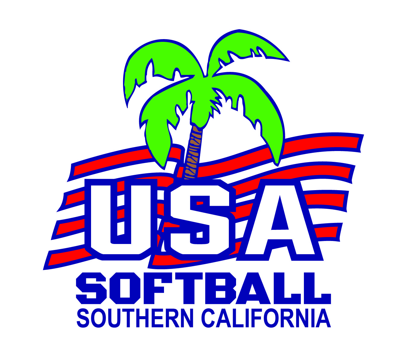 USA SoCal Softball Logo